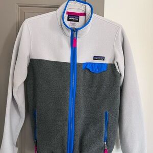 Patagonia Synchilla Fleece with Blue Trim